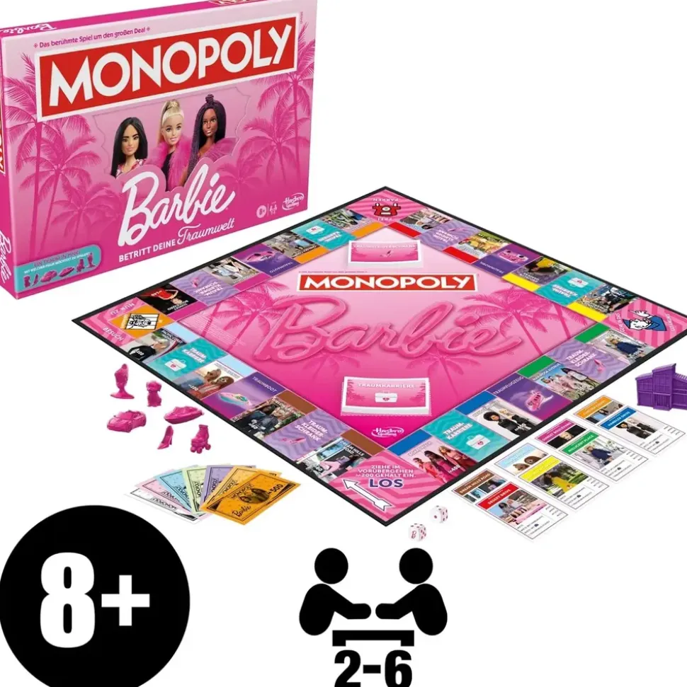 Hasbro Monopoly Barbie Edition deutsche Version