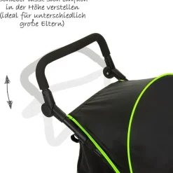 hauck Runner black/neon yellow