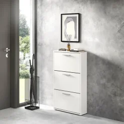 HBZ Schuhkipper SAM 59 x 103 x 17 cm weiß matt