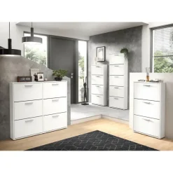 HBZ Schuhkipper SAM 59 x 103 x 17 cm weiß matt