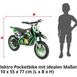 Hecht Elektro Pocketbike 54501 grün (54501)