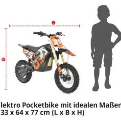 Hecht Elektro Pocketbike 59100 Orange (59100)