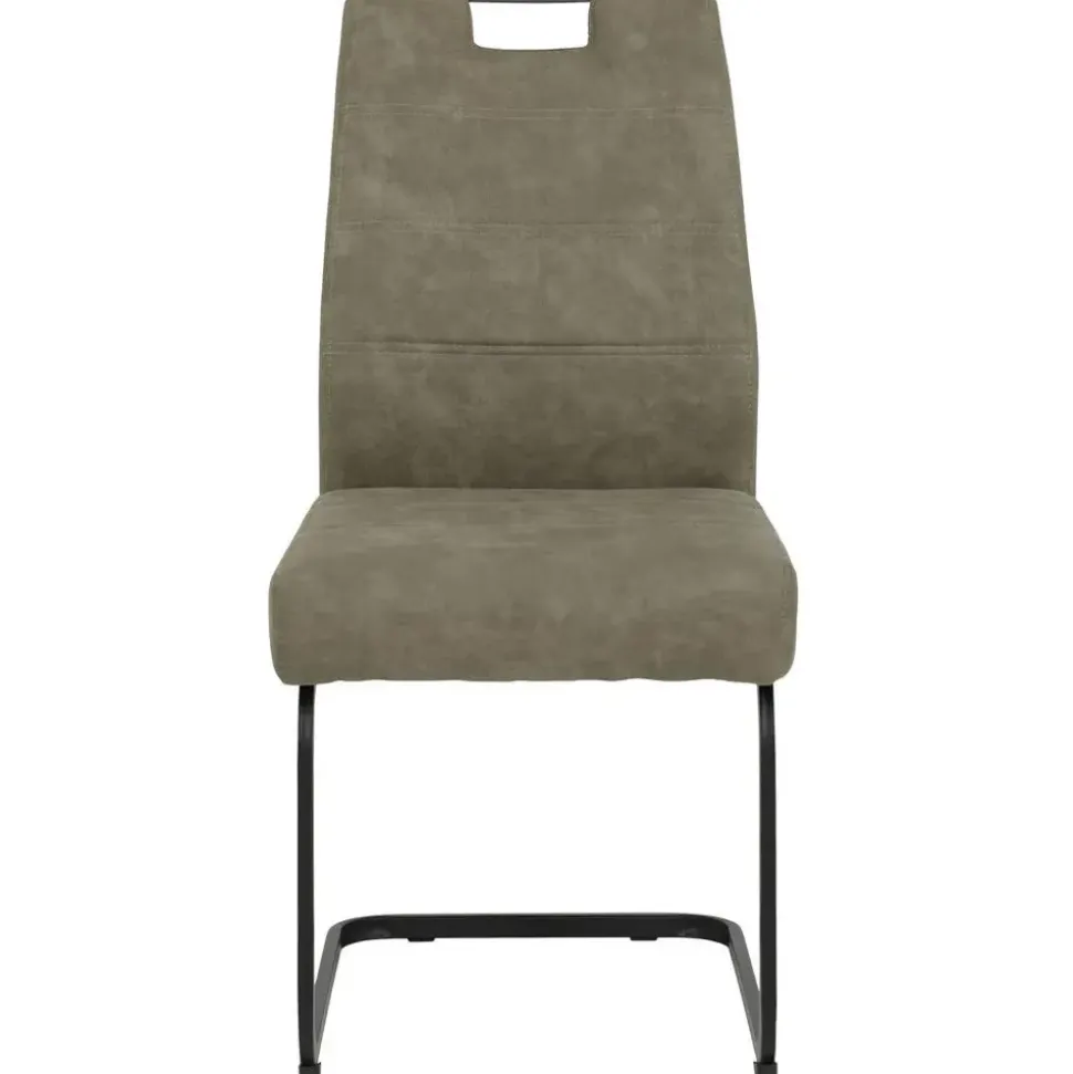 Hela Armlehnstuhl Mikrofaser braun