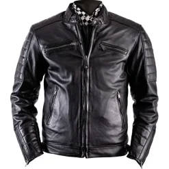 Helstons Cruiser Rag Lederjacke Schwarz XL