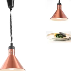 HENDI Wärmelampe Konisch Infrarotlampe