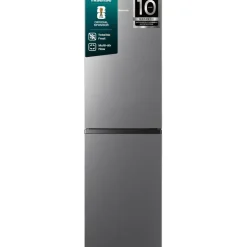 Hisense RB327N4ADD Kühl-Gefrierkombination (256 l, 1824 mm hoch, Edelstahl)