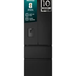 Hisense RF632N4WFE French Door (485 l, 2000 mm hoch, Schwarz)