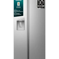 Hisense RS5P528STIE Side-by-Side (528 l, 1786 mm hoch, Silber)