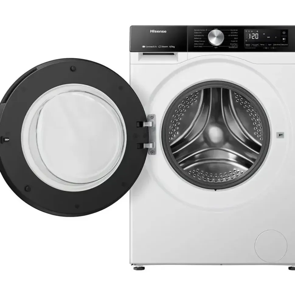 Hisense WD3S8043BW3 Waschtrockner (8 kg / 5 kg, 1400 U/min, weiß)