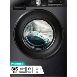 Hisense WD3S8043BW3 Waschtrockner (8 kg / 5 kg, 1400 U/min, schwarz)