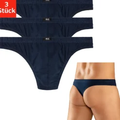 H.I.S. String blau M 3er Pack