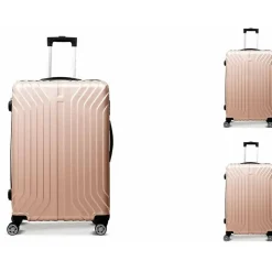Hoffmans vertical line Koffer-Set 3-tlg. rosa/roségold