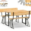 holz4home Bierzeltgarnitur 3-tlg. Holz