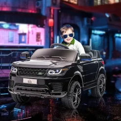 Homcom Elektroauto Kinder-SUV schwarz (1-tlg)