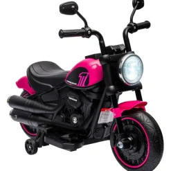 Homcom Elektro-Kindermotorrad 6V rosa (1-tlg)