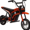 Homcom Elektromotorrad Kinder 24V 350W Rot