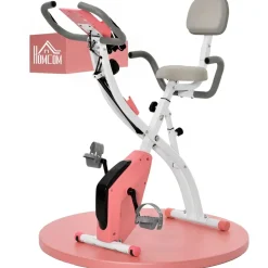 Homcom Heimtrainer mit LCD Display rosa