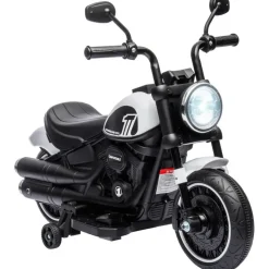 Homcom Kindermotorrad Elektrofahrzeug 3 km/h weiß (1-tlg)
