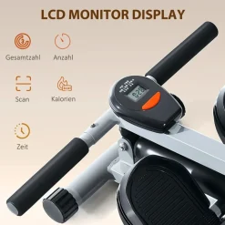 Homcom Rudergerät Grau/Schwarz