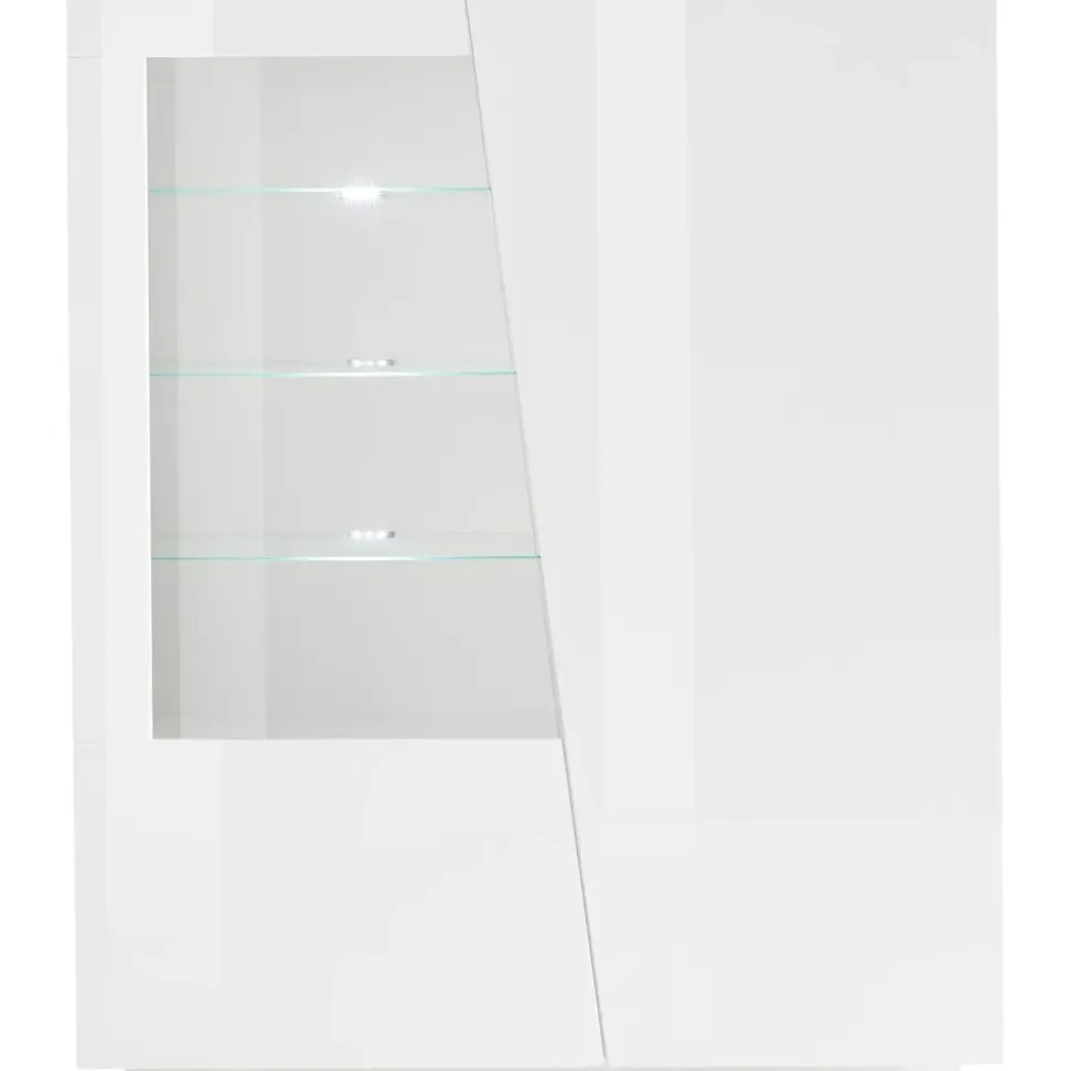 Home Affaire Highboard 120 x 146 x 43 cm Weiß hochglanz