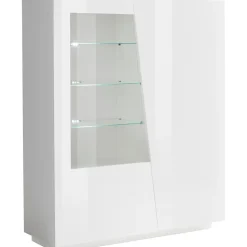 Home Affaire Highboard 120 x 146 x 43 cm Weiß hochglanz