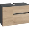 Home Affaire Wisla 80 x 53 x 45 cm anthrazit/eiche