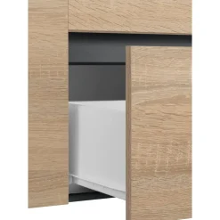 Home Affaire Wisla 80 x 53 x 45 cm anthrazit/eiche