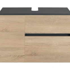 Home Affaire Wisla 80 x 53 x 45 cm anthrazit/eiche
