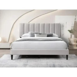 home collective Polsterbett 160 x 200 cm Beige