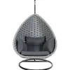 Home Deluxe Hängesessel Cadeira 1-Sitzer Hellgrau