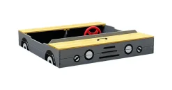 Home Deluxe Holzsandkasten KIDDY mit Dach Hellgrau