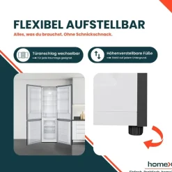 Homex CFSN2531C Kühl-Gefrierkombination