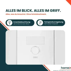 Homex CFSN2531C Kühl-Gefrierkombination