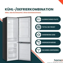 Homex CFSN2531C Kühl-Gefrierkombination