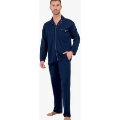 HOM Pyjama Rafael Blau XXL