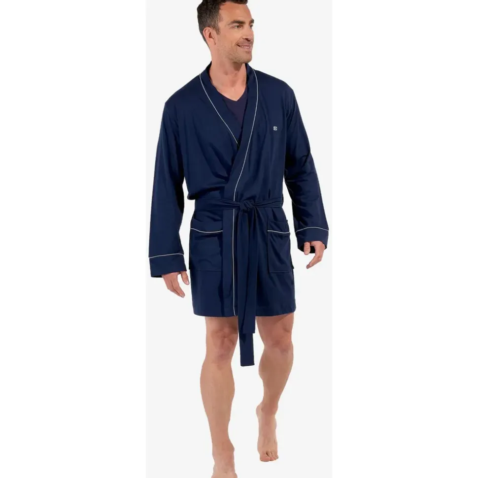 HOM Rafael Bademantel Blau XL