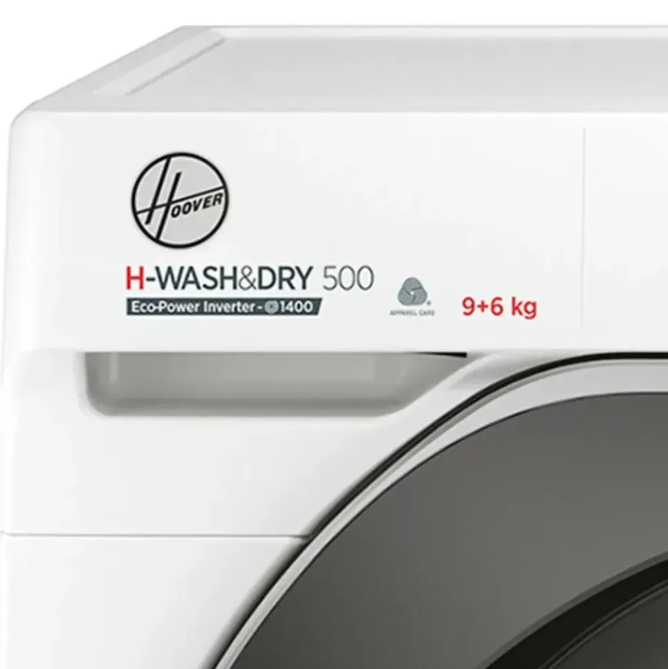Hoover H-Wash 500 HDQ 496AMBS/1-S Waschtrockner (9 kg / 6 kg, 1400 U/min)