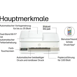 HP Envy 6520e All-in-One weiß, Tinte, mehrfarbig (714L8B)