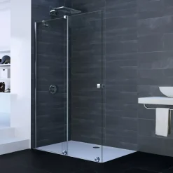 Hüppe Xtensa pure Gleittür mit festem Segment