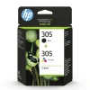 HP 305 schwarz + CMY