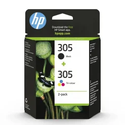 HP 305 schwarz + CMY
