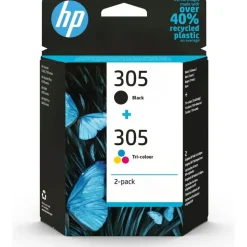 HP 305 schwarz + CMY