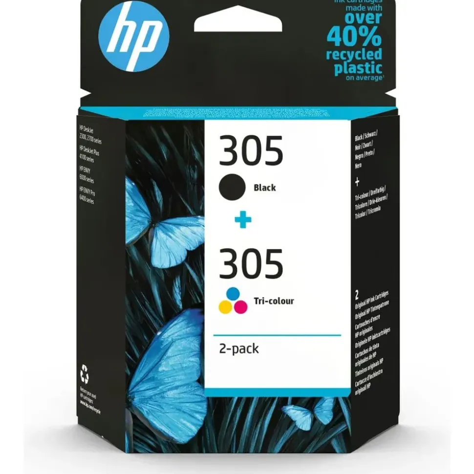 HP 305 schwarz + CMY