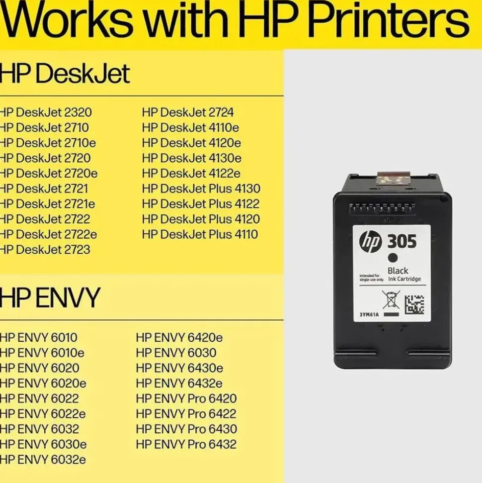HP 305 schwarz + CMY