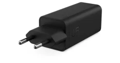 HP USB-C GaN Ladegerät/ Netzteil Schwarz, inkl. 2m USB-C Kabel, Power Delivery (PD) 3.0