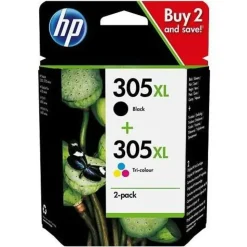 HP 305XL schwarz + CMY