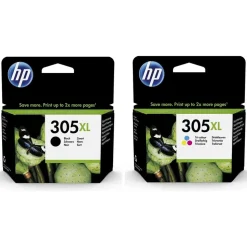 HP 305XL schwarz + CMY