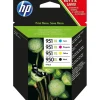 HP 950XL schwarz + 951XL CMY