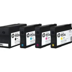 HP 950XL schwarz + 951XL CMY