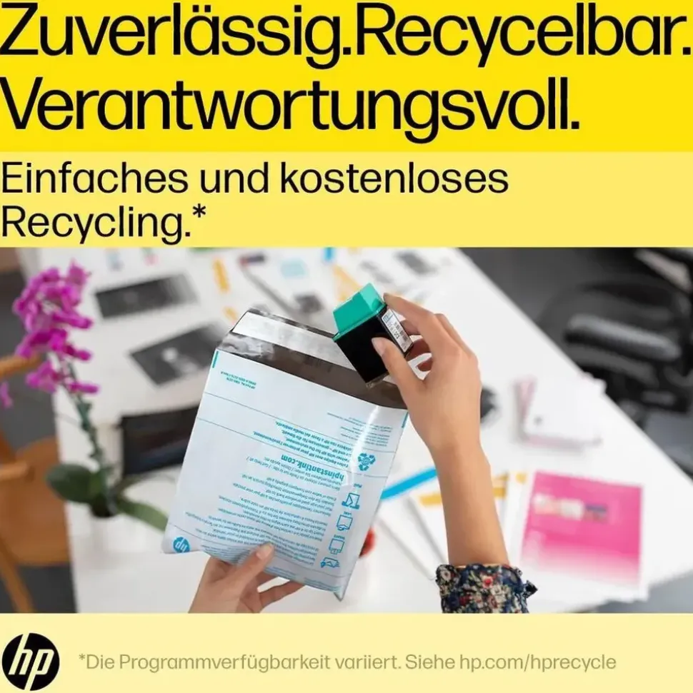 HP 950XL schwarz + 951XL CMY